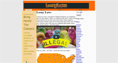Desktop Screenshot of loonylaws.com